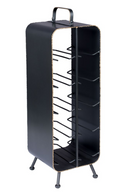 Gray Metal Wine Rack | Dutchbone Stalwart | DutchFurniture.com