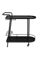 Black Wheeled Trolley | Dutchbone Giulia | DutchFurniture.com