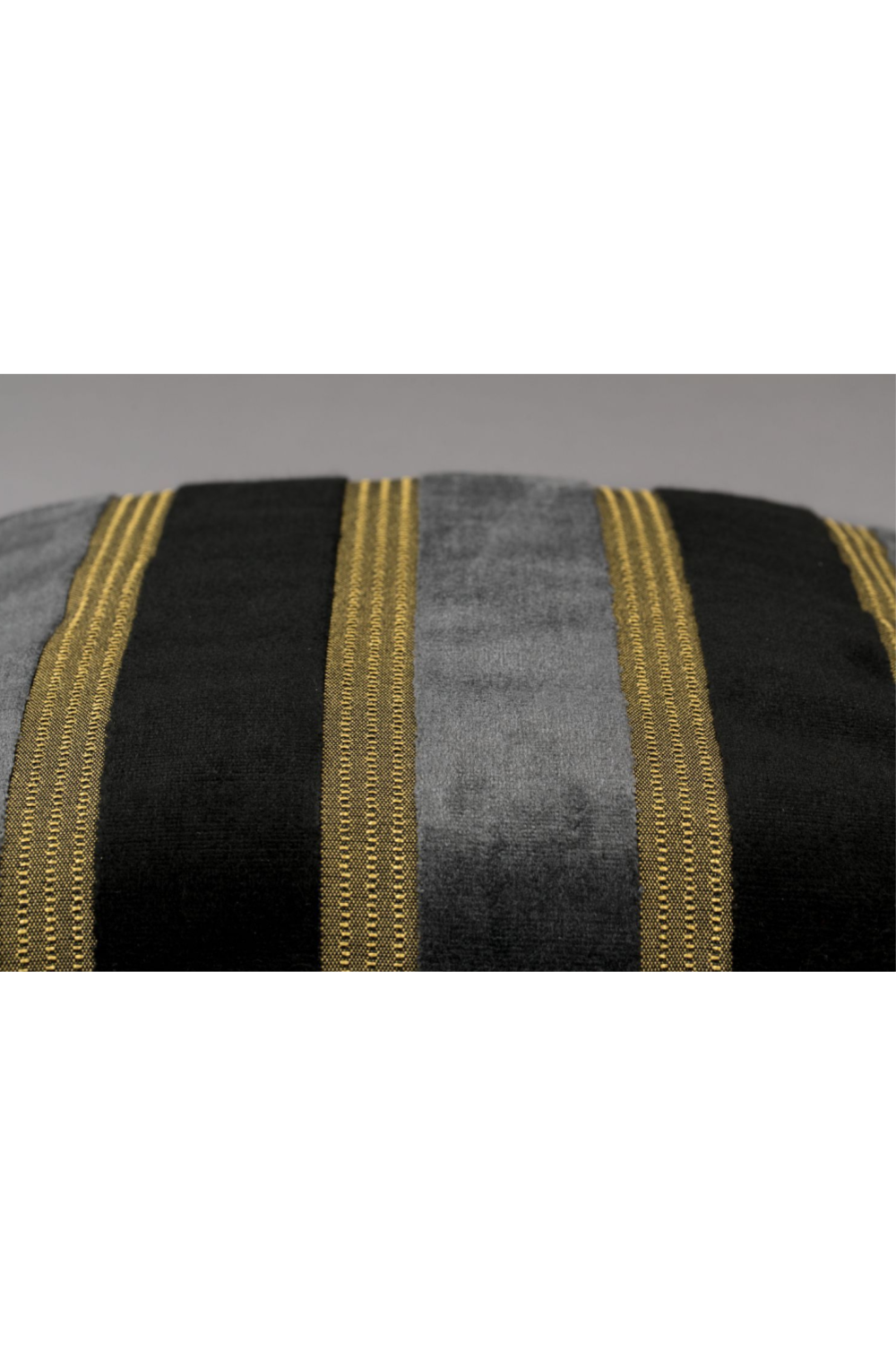 Black-Gray Stripe Throw Pillow (2) | Dutchbone Scott | DutchFurniture.com