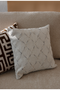 Beige Diamond Pattern Pillows (2) | Dutchbone Chess | Dutchfurniture.com