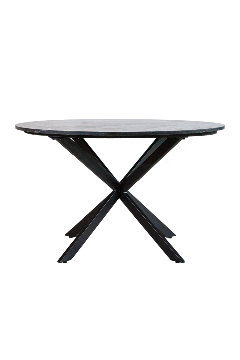 Round Black Marble Dining Table | Eleonora Remy | dutchfurniture.com