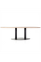 Bleached Wood Oval Table (M) | Eleonora Siera | dutchfurniture.com
