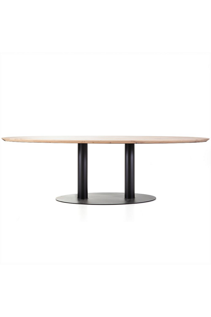 Bleached Wood Oval Table (M) | Eleonora Siera | dutchfurniture.com