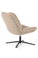 Upholstered Contemporary Swivel Chair | Eleonora Danica | Dutchfurniture.com