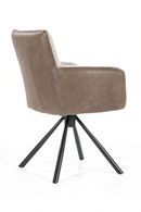Beige Bouclé With Brown Dining Chair | Eleonora Sef | DutchFurniture.com