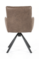 Beige Bouclé With Brown Dining Chair | Eleonora Sef | DutchFurniture.com