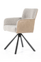 Beige Bouclé With Taupe Dining Chair | Eleonora Stef | DutchFurniture.com