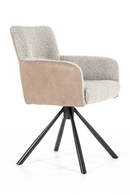 Beige Bouclé With Taupe Dining Chair | Eleonora Stef | DutchFurniture.com