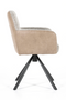 Beige Bouclé With Taupe Dining Chair | Eleonora Stef | DutchFurniture.com