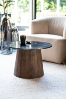 Round Black Marble Side Table | Eleonora Maxim | Dutchfurniture.com