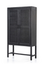 Black Rattan Cabinet | Eleonora Vic | Dutchfurniture.com