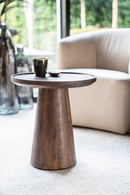 Rustic Pedestal Side Table | Eleonora Ron | Dutchfurniture.com