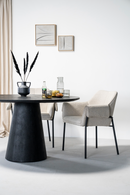 Black Round Dining Table | Eleonora Aron | Dutchfurniture.com