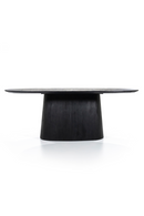 Mango Wood Pedestal Dining Table S | Eleonora Aron | Dutchfurniture.com
