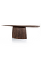 Mango Wood Pedestal Dining Table L | Eleonora Aron | Dutchfurniture.com