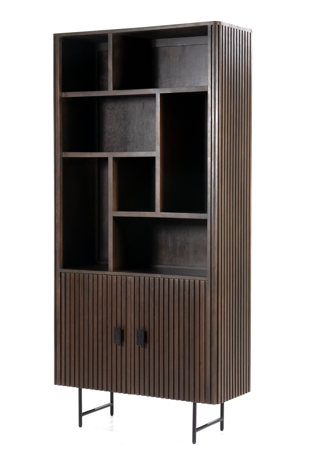 Brown Mango Wood Bookcase | Eleonora Remi | Dutchfurniture.com