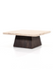 Travertine Top Coffee Table | Eleonora Travis | Dutchfurniture.com