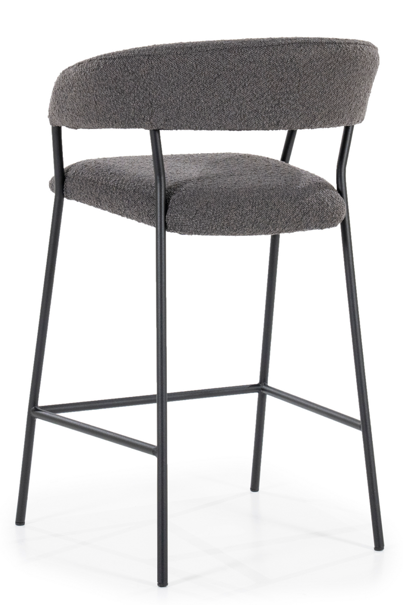 Upholstered Modern Bar Chair Eleonora Luka Dutch Furniture
