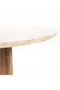 Round Mango Wood Dining Table | Eleonora Sara | Dutchfurniture.com
