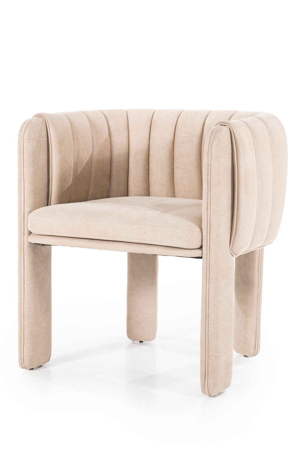 Channeled Modern Accent Chair | Eleonora Liselore | Dutchfurniture.com