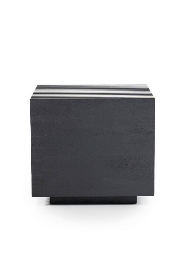 Slatted Cube Side Table | Eleonora Tom | Dutchfurniture.com