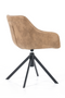 Brown Upholstered Swivel Armchair | Eleonora Menno | Dutchfurniture.com