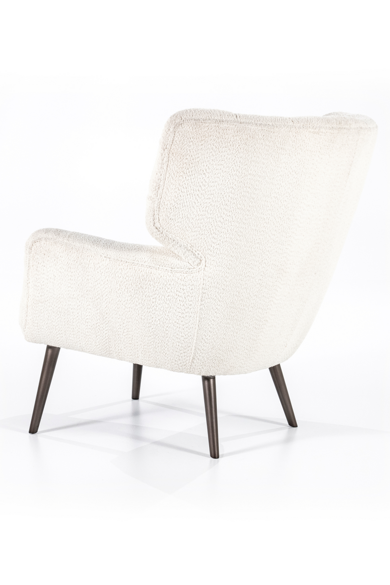 White Linen Wingback Armchair | Eleonora Peter | Dutchfurniture.com