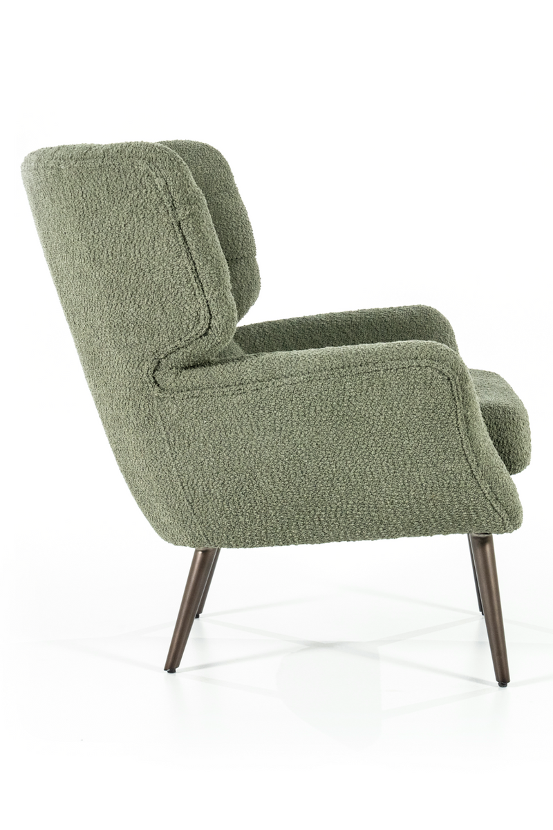 Black Linen Wingback Armchair | Eleonora Peter | Dutchfurniture.com