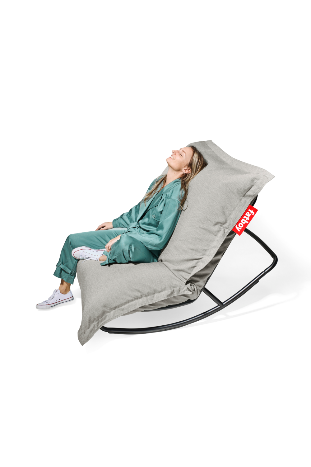 Outdoor Bean Bag With Rocking Chair | Fatboy Original + Rock 'n Roll | Dutchfurniture.com