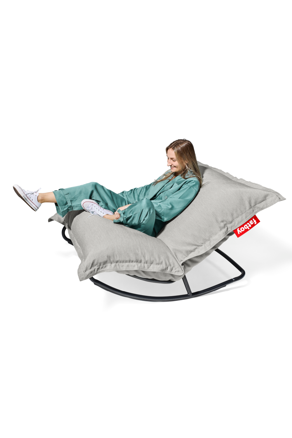 Outdoor Bean Bag With Rocking Chair | Fatboy Original + Rock 'n Roll | Dutchfurniture.com