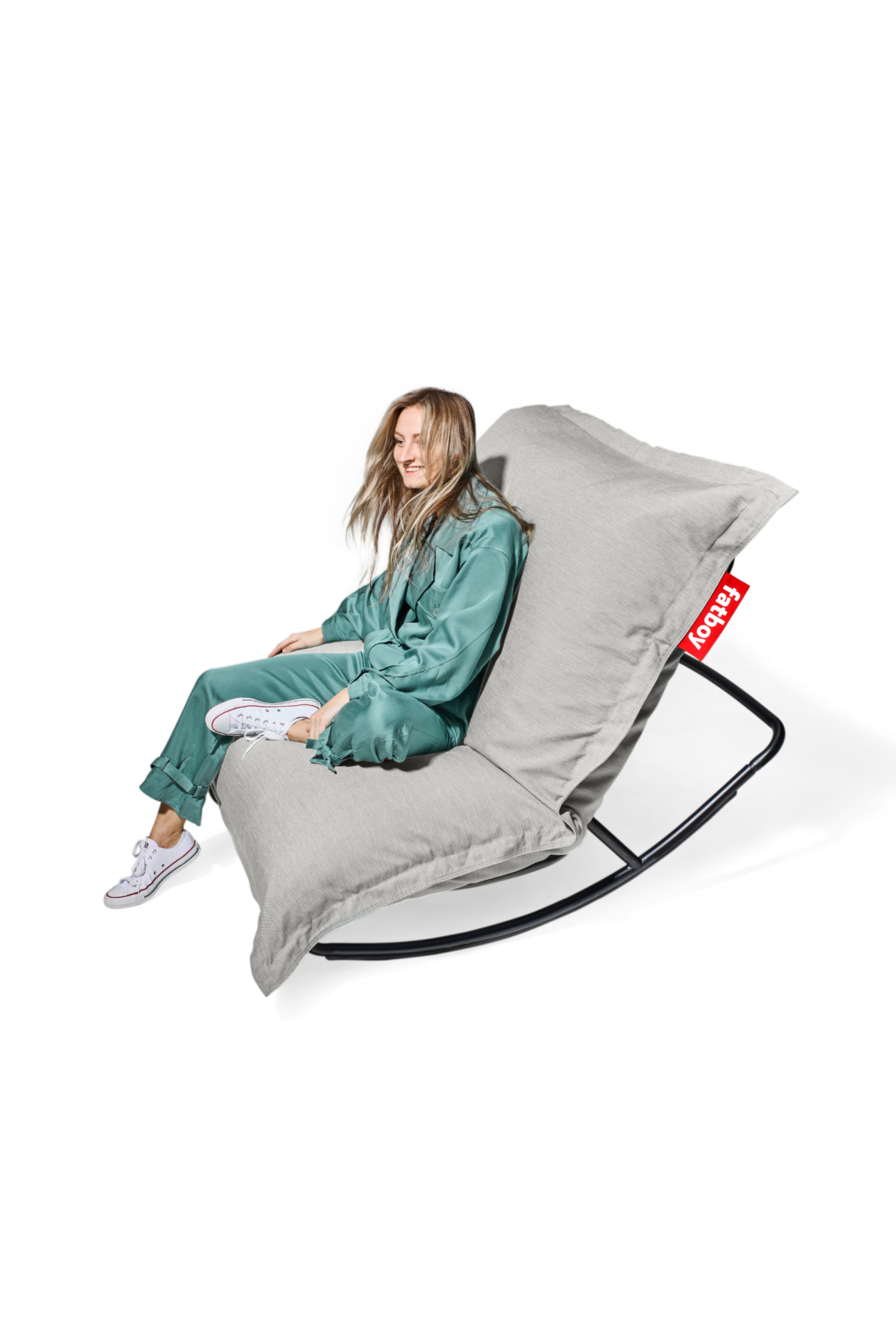 Outdoor Bean Bag With Rocking Chair | Fatboy Original + Rock 'n Roll | Dutchfurniture.com