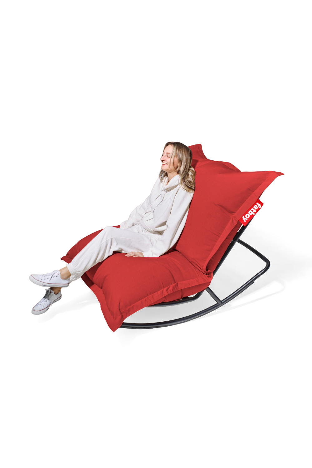 Outdoor Bean Bag With Rocking Chair | Fatboy Original + Rock 'n Roll | Dutchfurniture.com