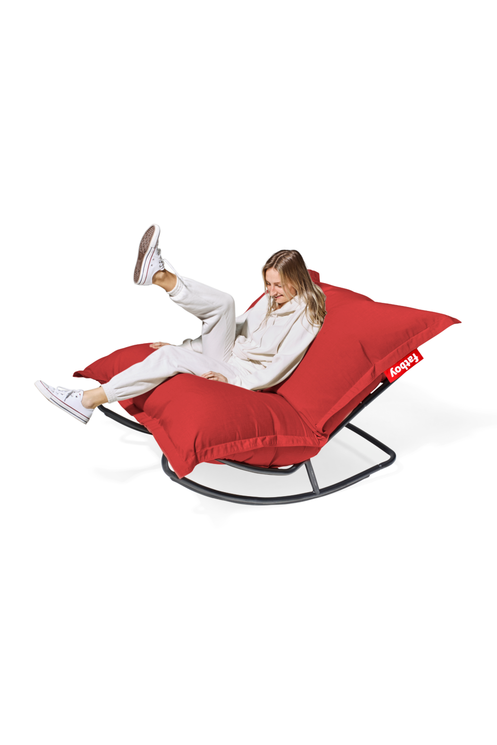 Outdoor Bean Bag With Rocking Chair | Fatboy Original + Rock 'n Roll | Dutchfurniture.com