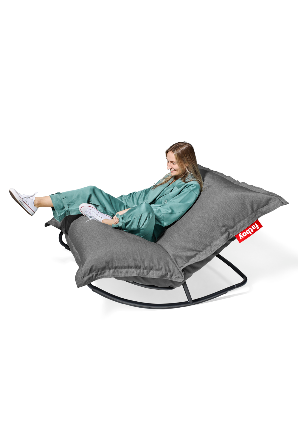 Outdoor Bean Bag With Rocking Chair | Fatboy Original + Rock 'n Roll | Dutchfurniture.com