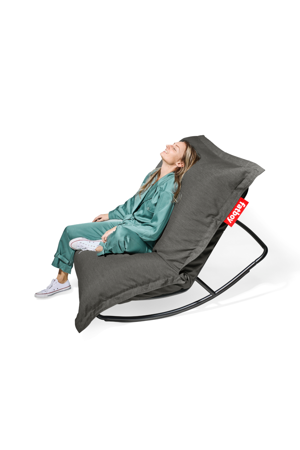 Outdoor Bean Bag With Rocking Chair | Fatboy Original + Rock 'n Roll | Dutchfurniture.com