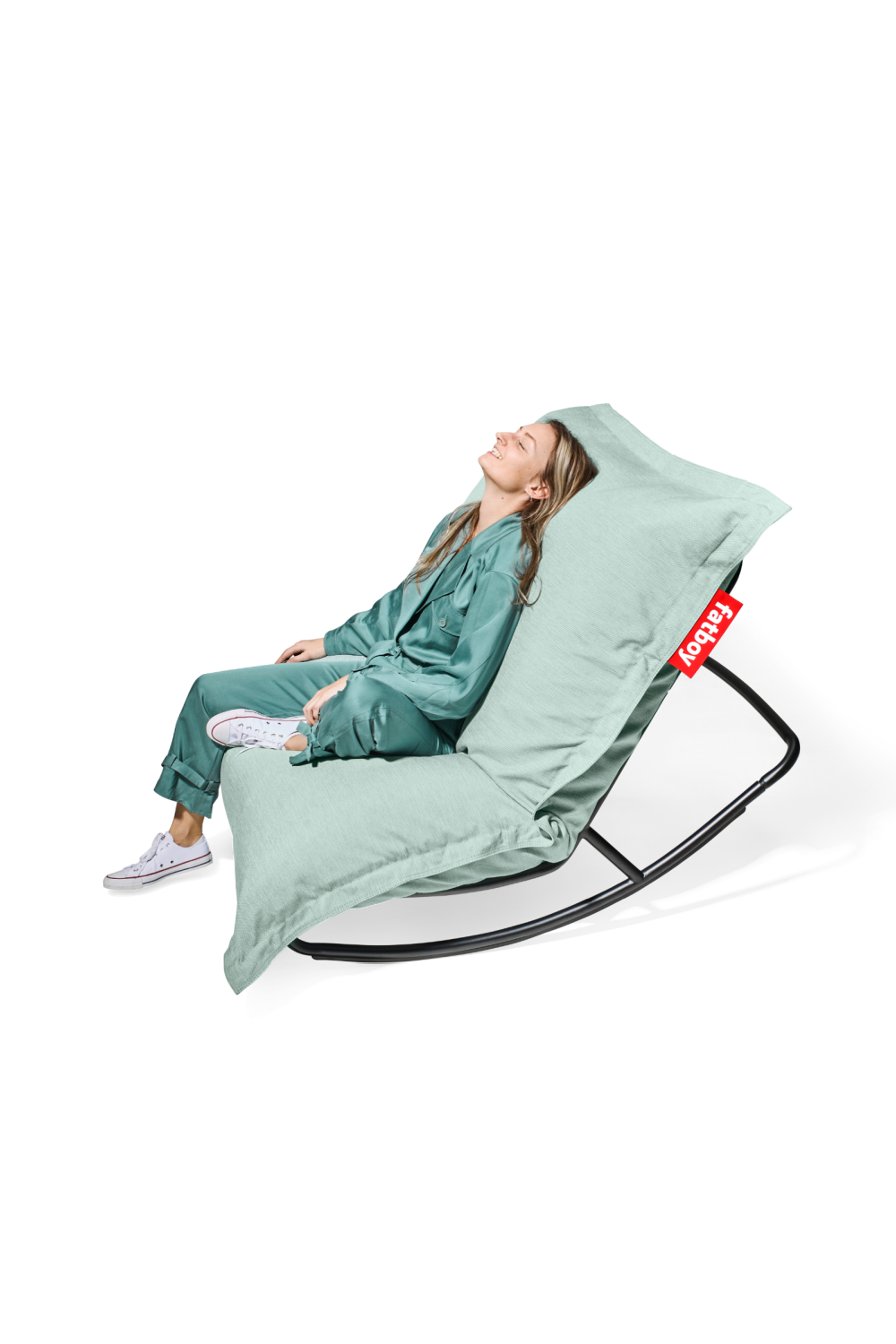 Outdoor Bean Bag With Rocking Chair | Fatboy Original + Rock 'n Roll | Dutchfurniture.com