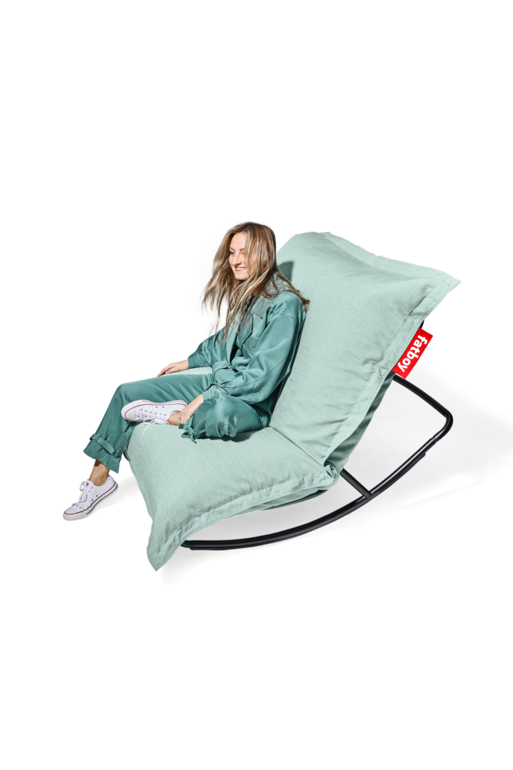 Outdoor Bean Bag With Rocking Chair | Fatboy Original + Rock 'n Roll | Dutchfurniture.com