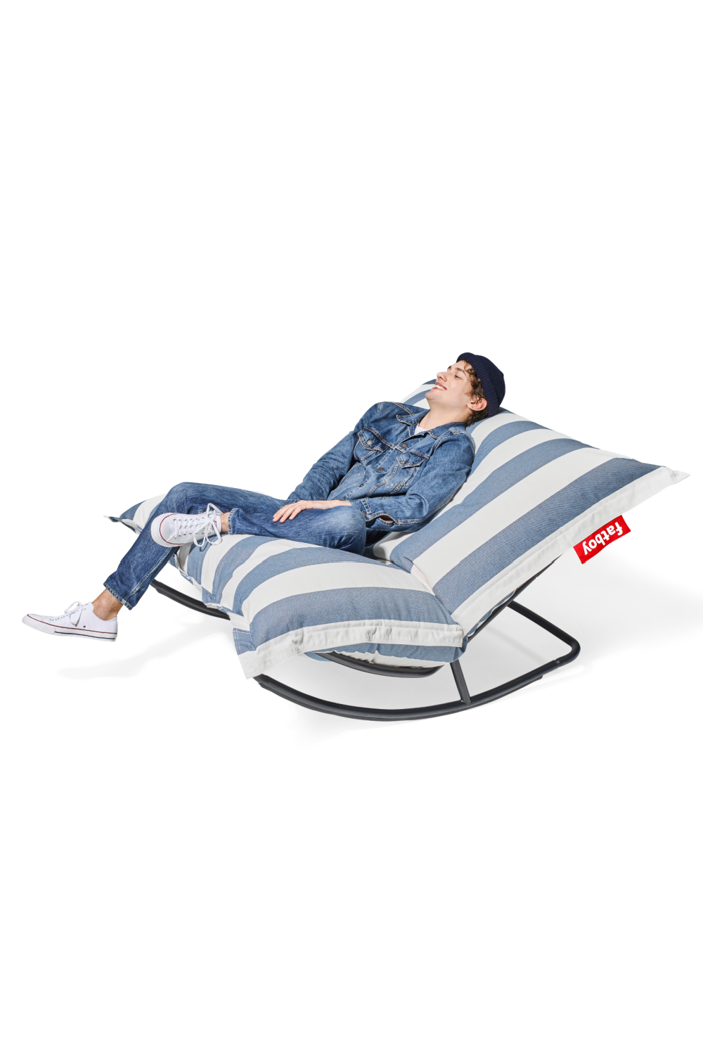 Outdoor Bean Bag With Rocking Chair | Fatboy Original + Rock 'n Roll | Dutchfurniture.com