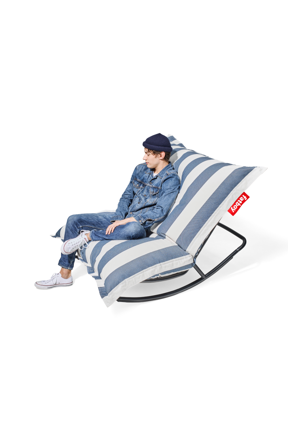 Outdoor Bean Bag With Rocking Chair | Fatboy Original + Rock 'n Roll | Dutchfurniture.com