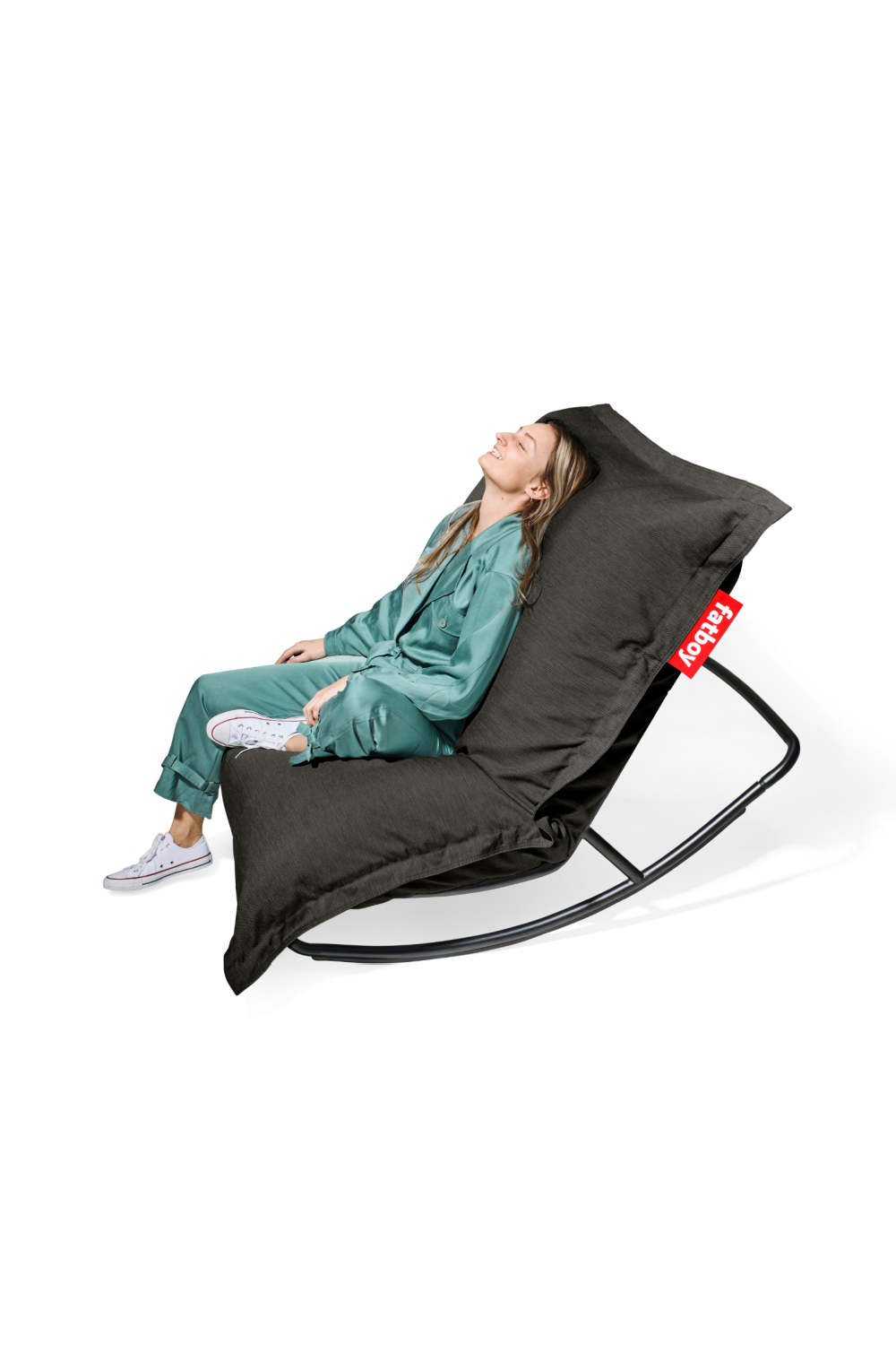 Outdoor Bean Bag With Rocking Chair | Fatboy Original + Rock 'n Roll | Dutchfurniture.com