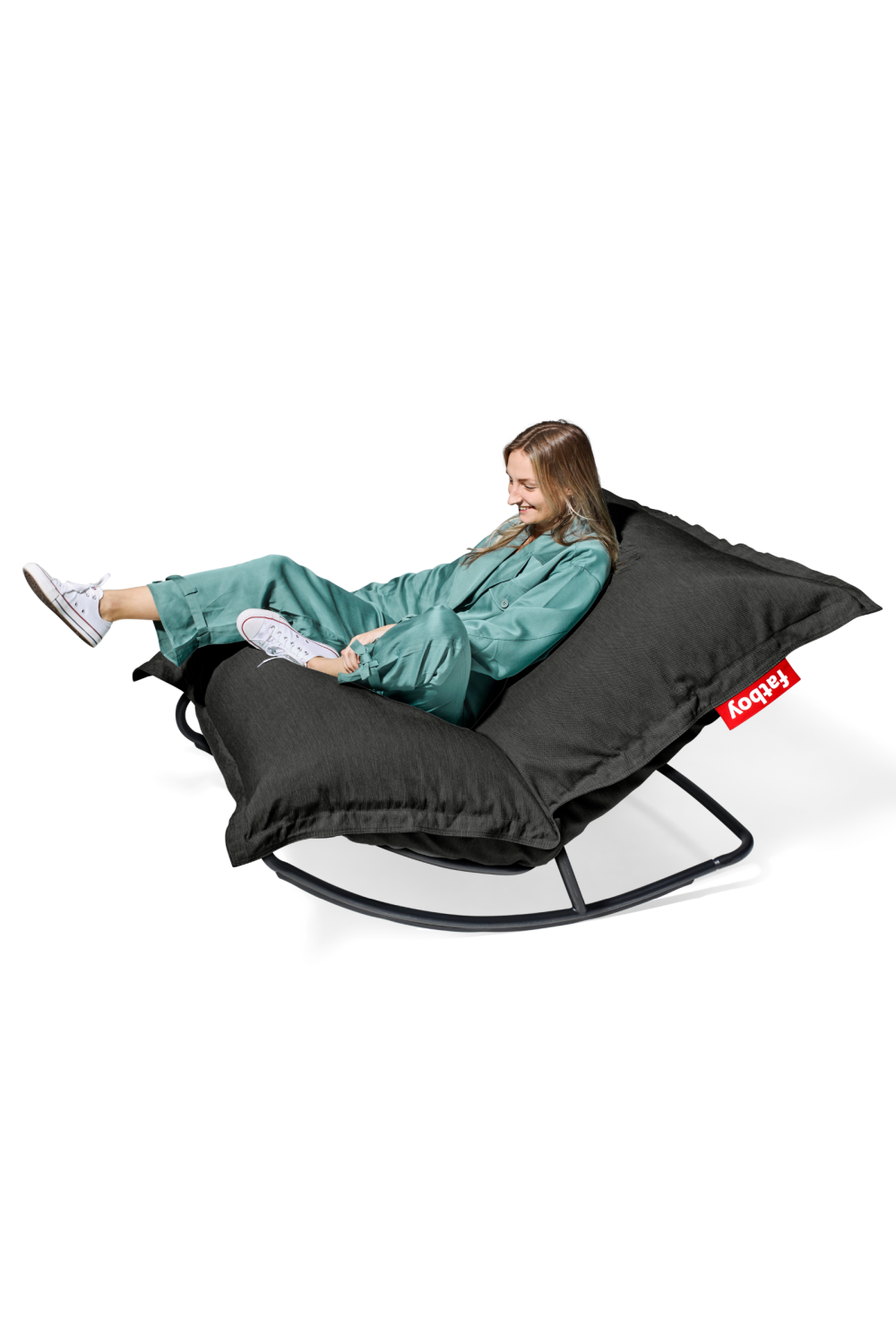 Outdoor Bean Bag With Rocking Chair | Fatboy Original + Rock 'n Roll | Dutchfurniture.com