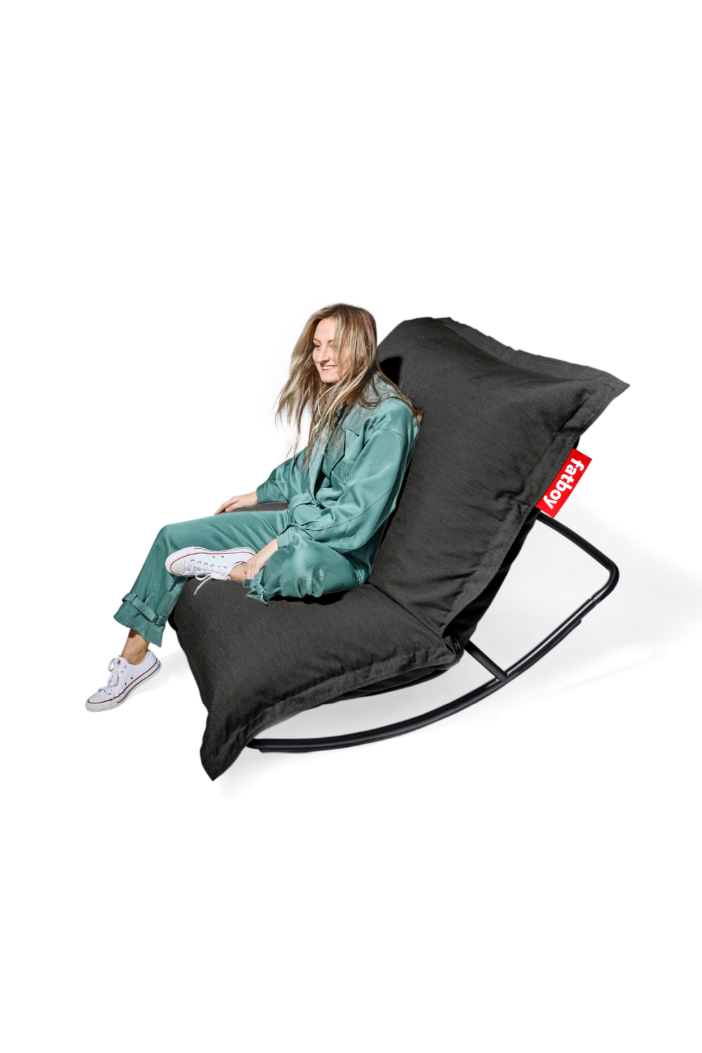 Outdoor Bean Bag With Rocking Chair | Fatboy Original + Rock 'n Roll | Dutchfurniture.com