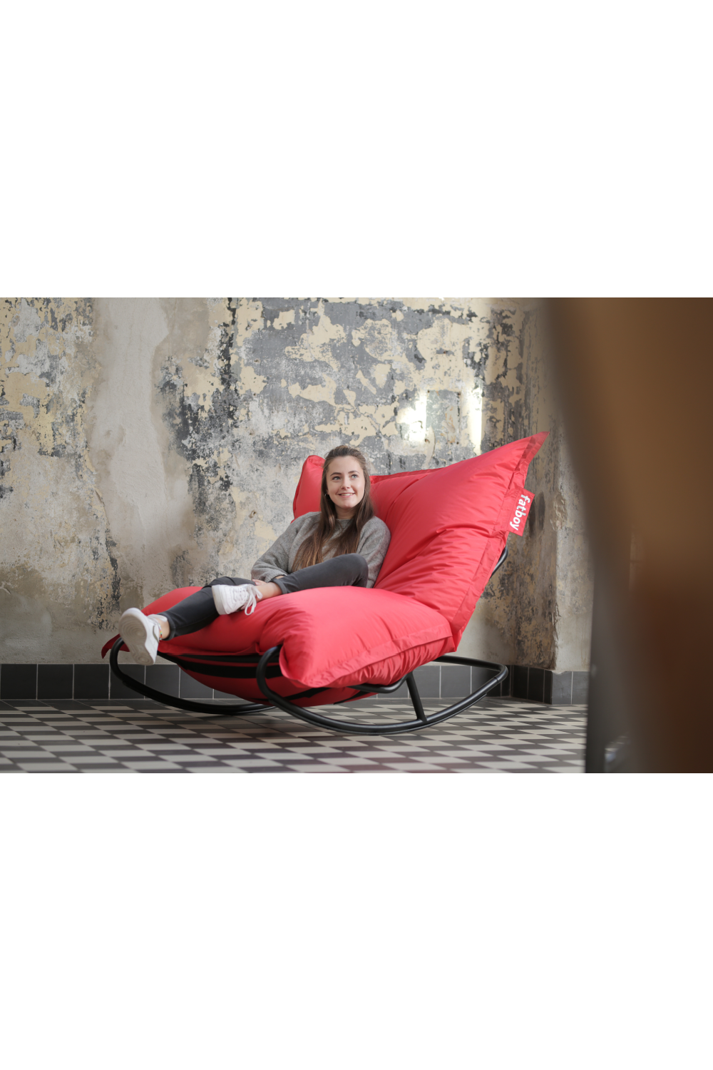 Multifunctional Bean Bag With Rocking Chair | Fatboy Original + Rock 'n Roll  | Dutchfurniture.com