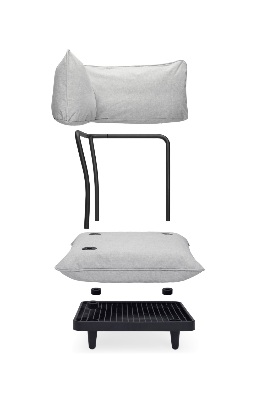 Minimalist Outdoor Corner Seat | Fatboy Paletti | Dutchfurniture.com