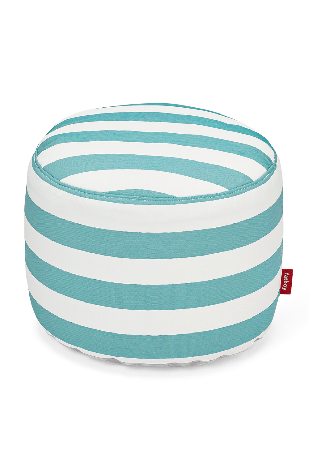 Blue Stripes Outdoor Ottoman | Fatboy Point | Dutchfurniture.com