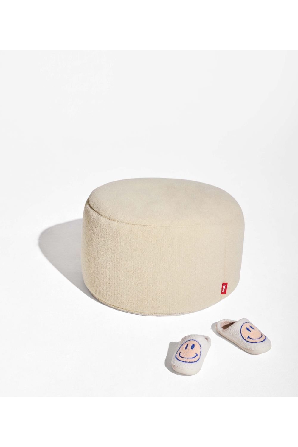 Sherpa Upholstered Pouf L | Fatboy Point | Dutchfurniture.com