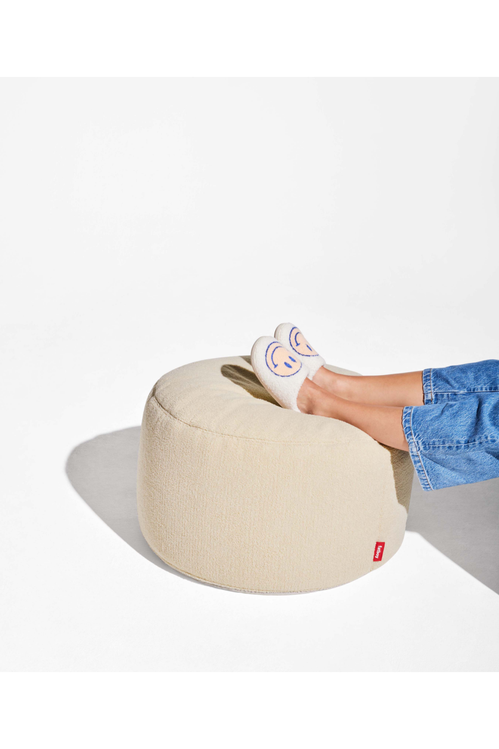 Sherpa Upholstered Pouf L | Fatboy Point | Dutchfurniture.com