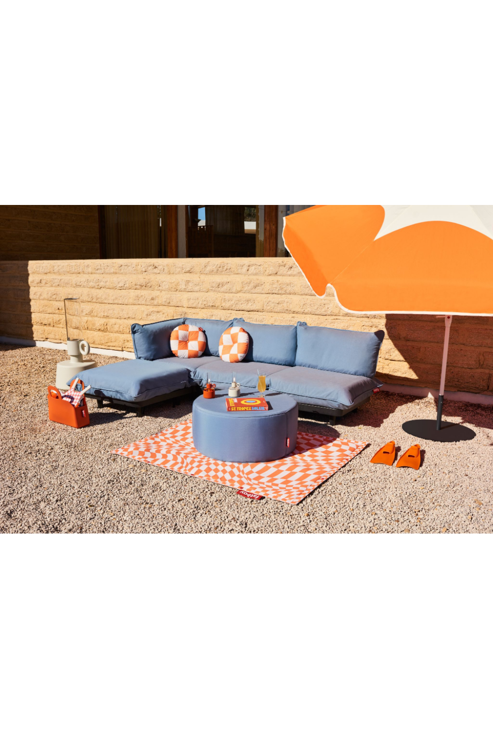 Minimalist Outdoor Lounge Set L | Fatboy Paletti | Dutchfurniture.com