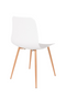 White Molded Dining Chairs (2) | DF Leon | DutchFurniture.com