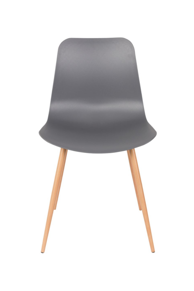 Gray Molded Dining Chairs (2) | DF Leon | DutchFurniture.com